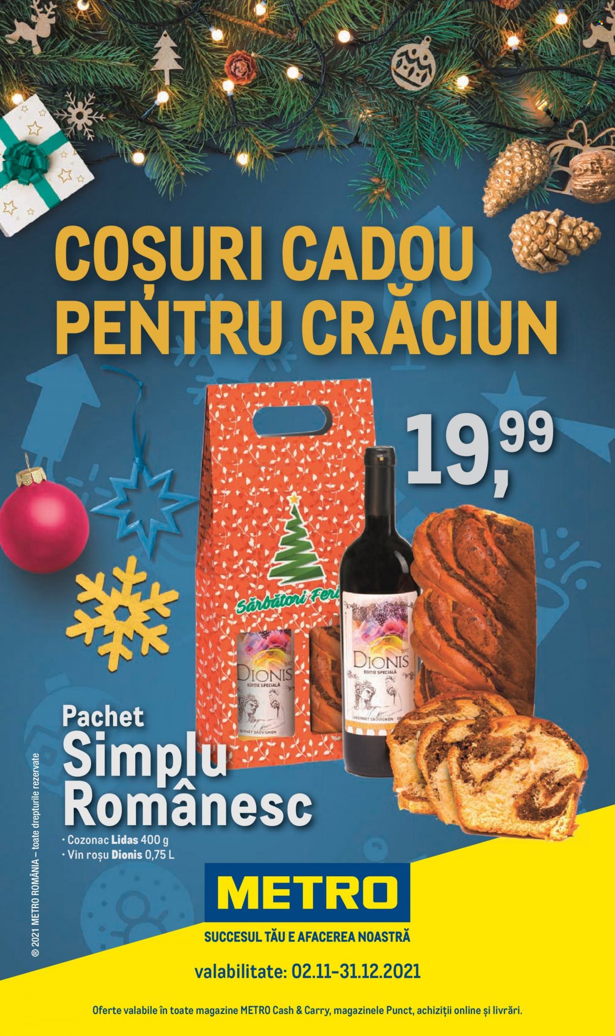 Catalog Metro - 02.11.2021 - 31.12.2021. Pagina 1