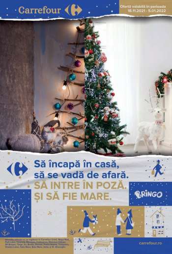 Cataloage Carrefour - 18.11.2021 - 05.01.2022.