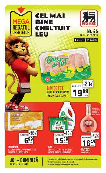 Cataloage Mega Image - 25.11.2021 - 01.12.2021.