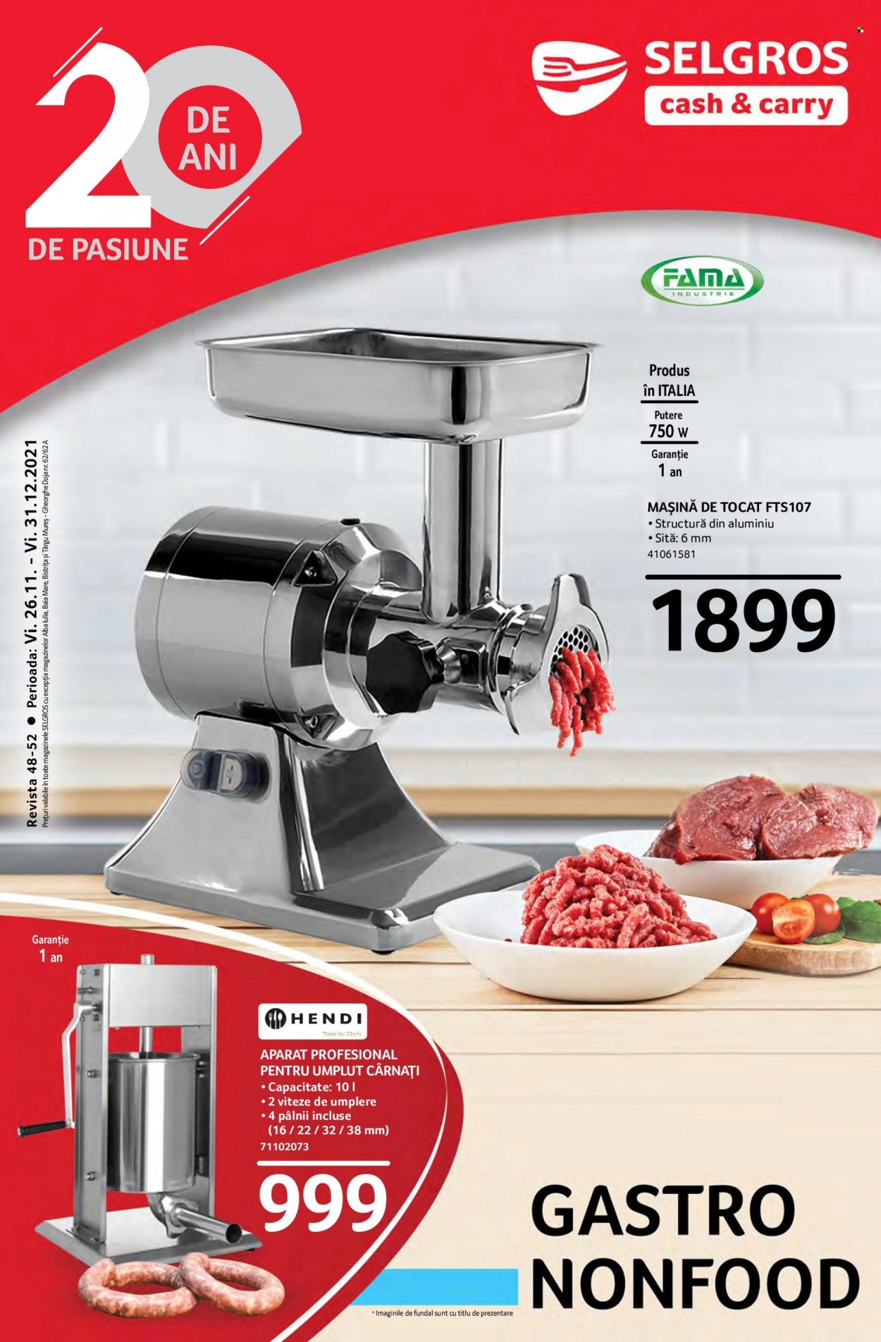 Catalog Selgros - 26.11.2021 - 31.12.2021. Pagina 1
