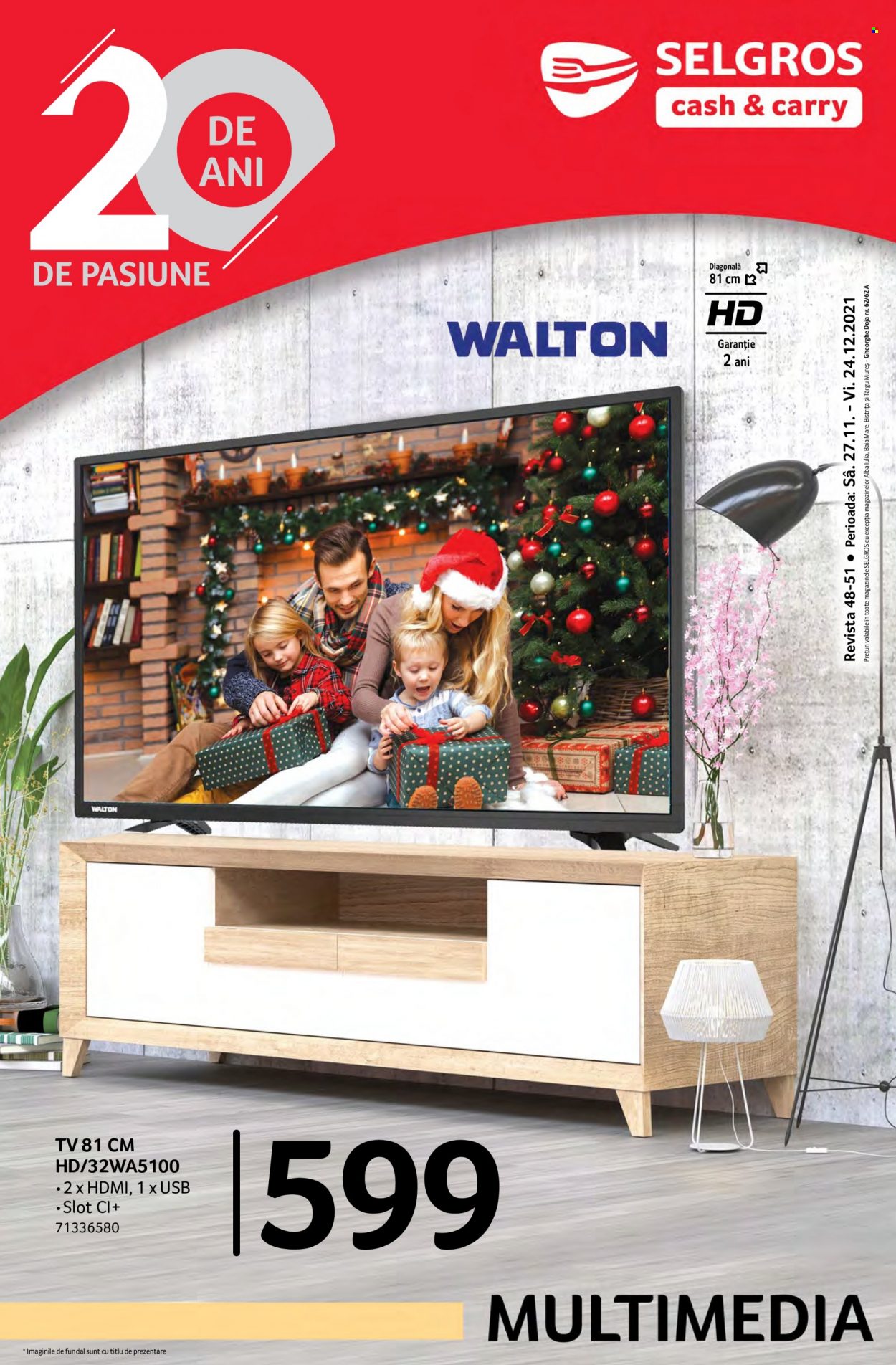 Catalog Selgros - 27.11.2021 - 24.12.2021. Pagina 1