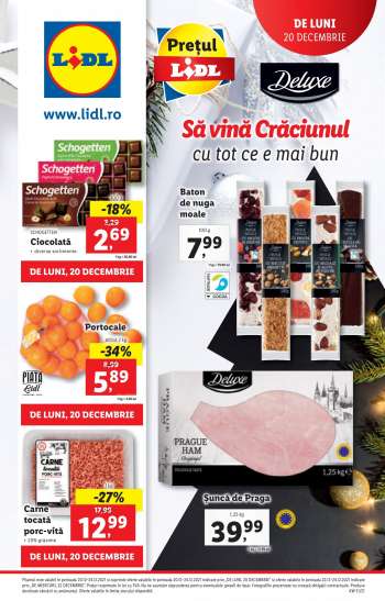 Cataloage Lidl - 20.12.2021 - 24.12.2021.