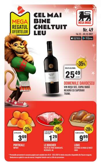 Cataloage Mega Image - 16.12.2021 - 22.12.2021.