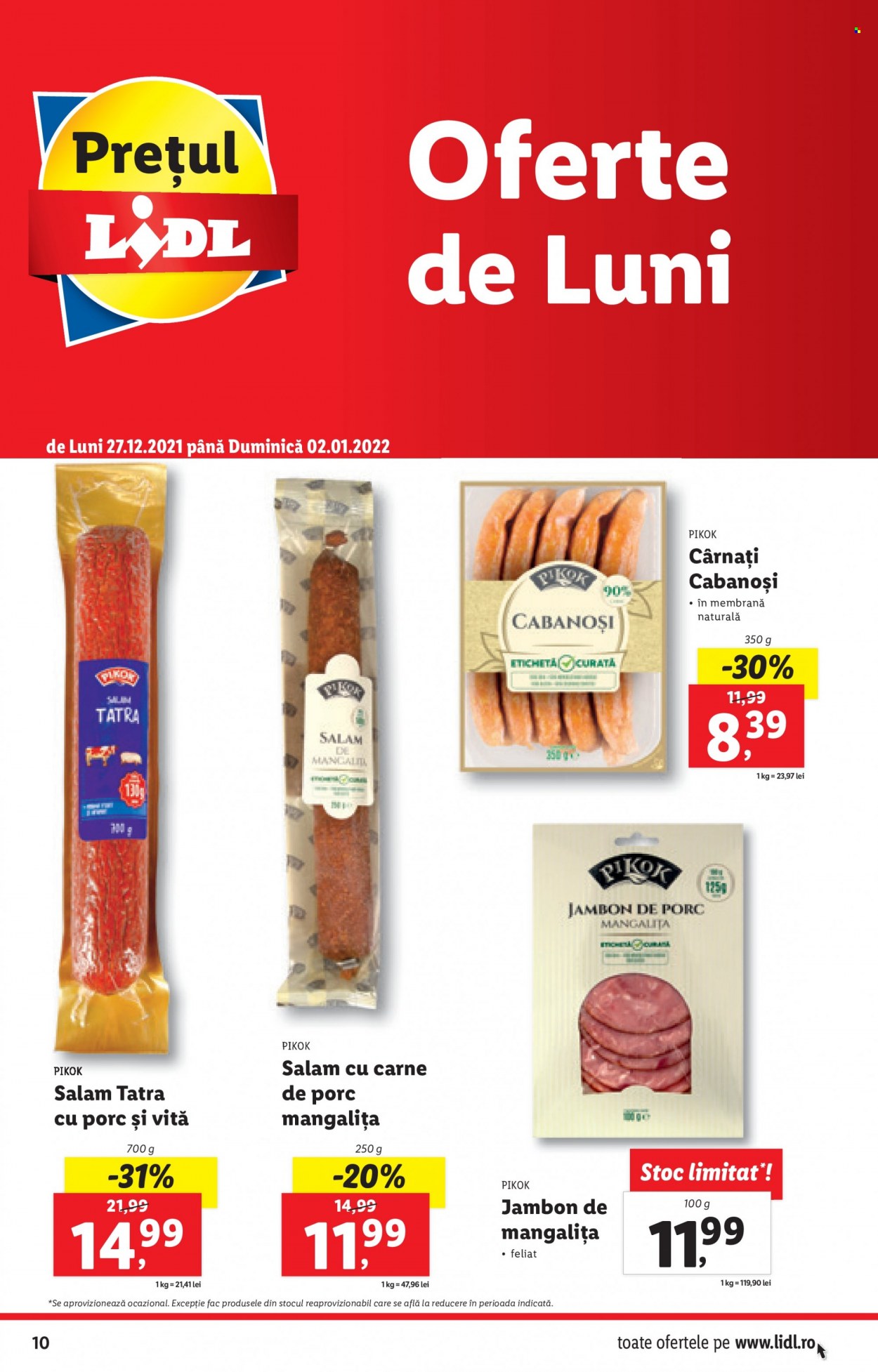 Catalog Lidl - 27.12.2021 - 02.01.2022. Pagina 10