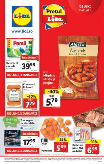 Cataloage Lidl - 03.01.2022 - 09.01.2022.