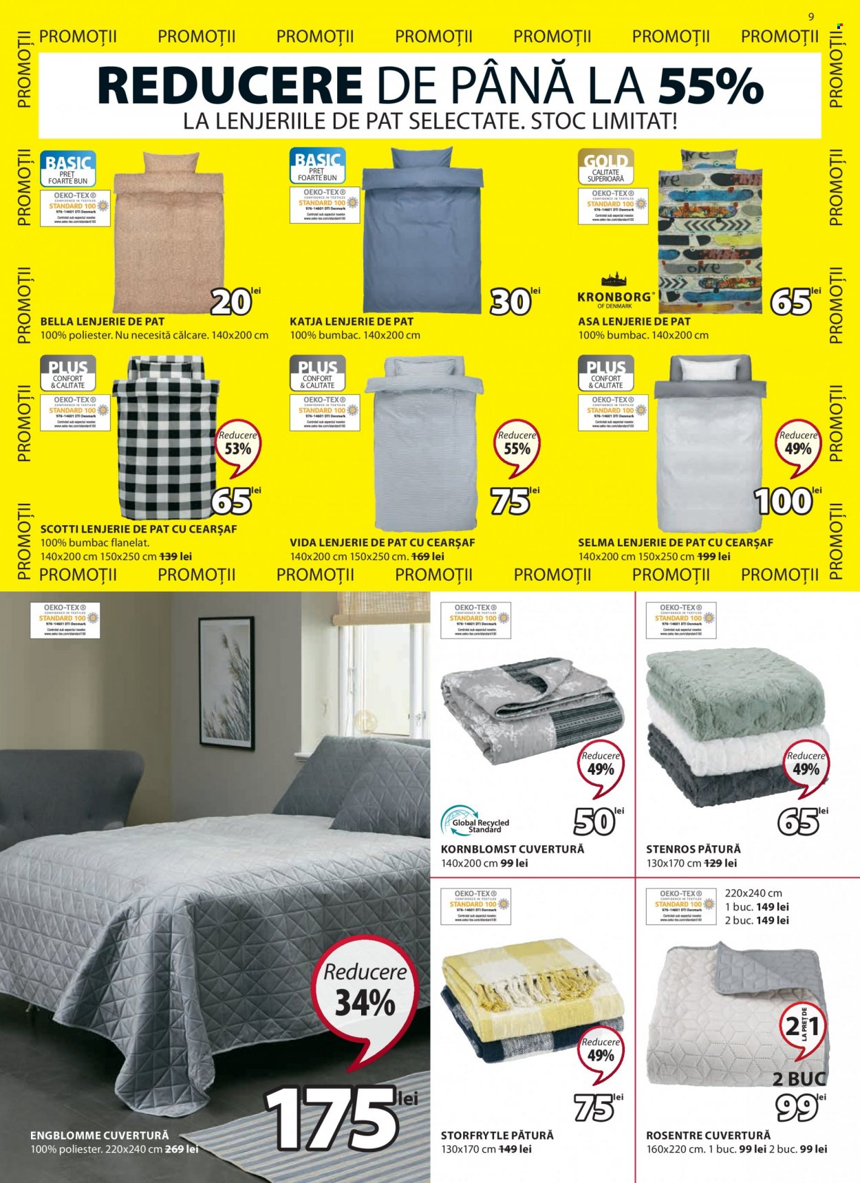 thumbnail - Cataloage JYSK - 30.12.2021 - 26.01.2022 - Produse în vânzare - pat, pătură, lenjerie. Pagina 9.