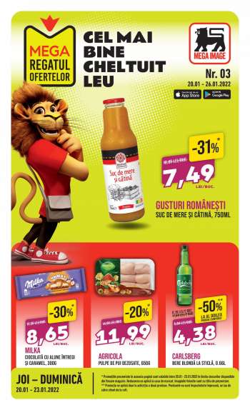 Cataloage Mega Image - 20.01.2022 - 26.01.2022.