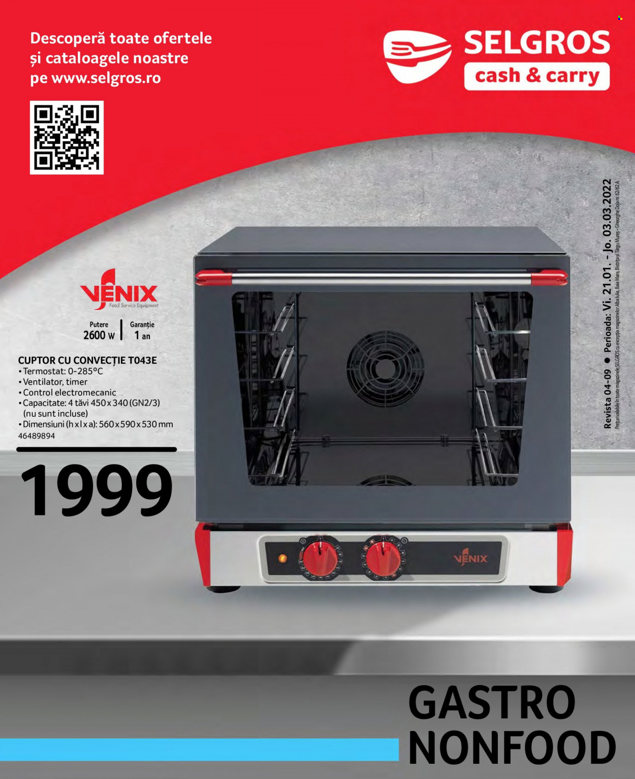 Catalog Selgros - 21.01.2022 - 03.03.2022. Pagina 1