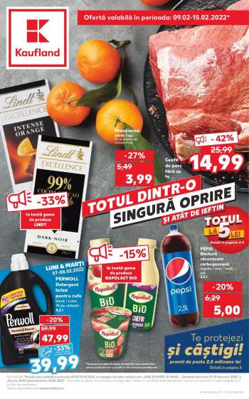 Cataloage Kaufland - 09.02.2022 - 15.02.2022.