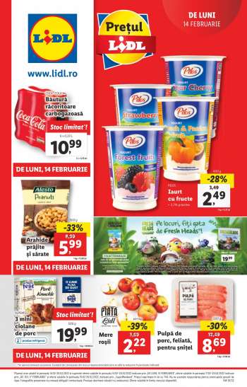 Cataloage Lidl - 14.02.2022 - 20.02.2022.