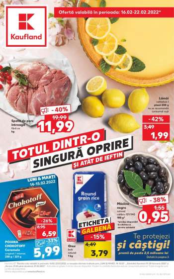 Cataloage Kaufland - 16.02.2022 - 22.02.2022.