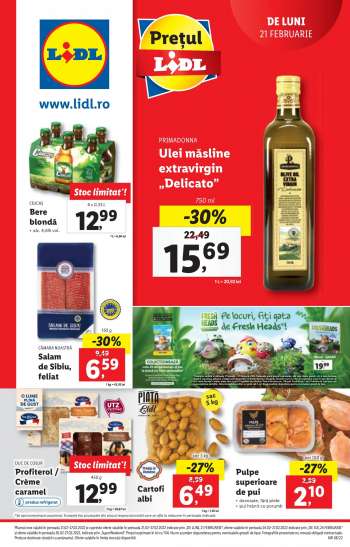 Cataloage Lidl - 21.02.2022 - 27.02.2022.