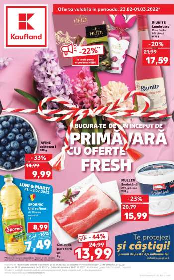 Cataloage Kaufland - 23.02.2022 - 01.03.2022.