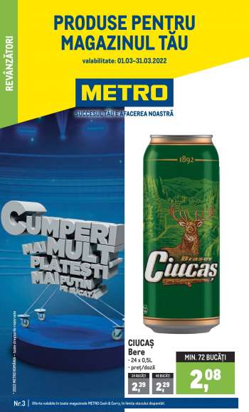 Cataloage Metro - 01.03.2022 - 31.03.2022.