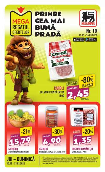 Cataloage Mega Image - 10.03.2022 - 16.03.2022.