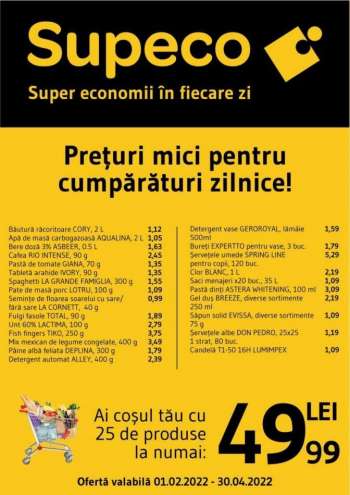 Cataloage Supeco - 01.02.2022 - 30.04.2022.