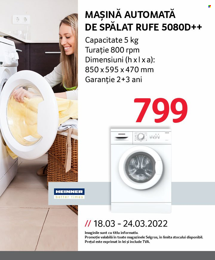 Catalog Selgros - 18.03.2022 - 24.03.2022. Pagina 1