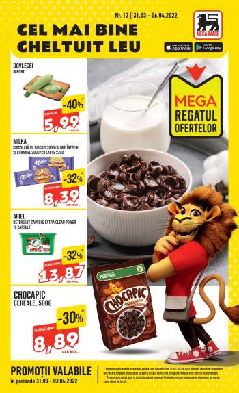 Cataloage Mega Image - 31.03.2022 - 06.04.2022.