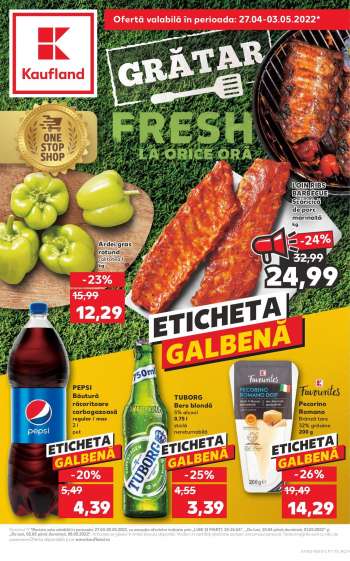 Cataloage Kaufland - 27.04.2022 - 03.05.2022.