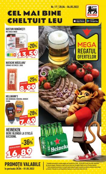 Cataloage Mega Image - 28.04.2022 - 04.05.2022.