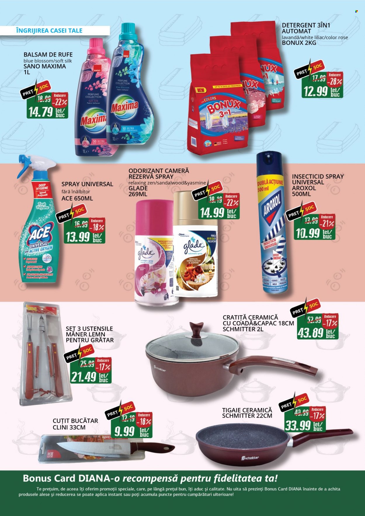 thumbnail - Cataloage Diana supermarket - 01.05.2022 - 31.05.2022 - Produse în vânzare - detergent, balsam de rufe. Pagina 8.