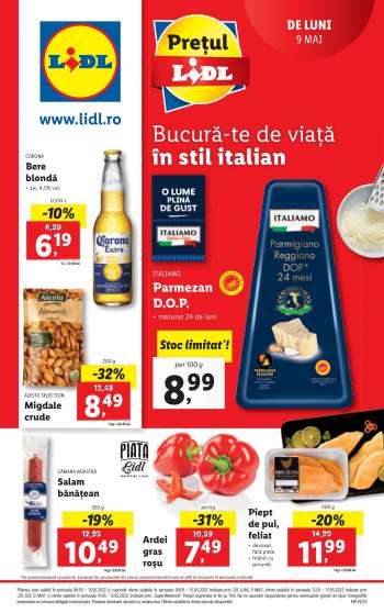 Cataloage Lidl - 09.05.2022 - 15.05.2022.