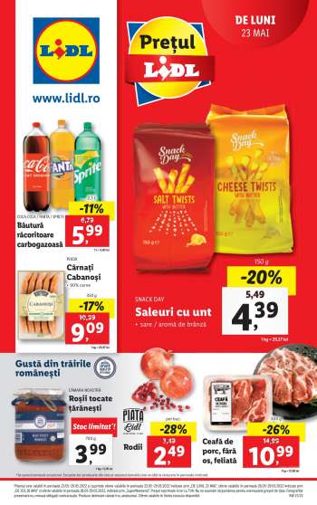 Cataloage Lidl - 23.05.2022 - 29.05.2022.