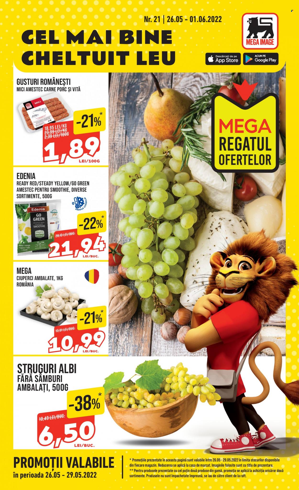 Catalog Mega Image - 26.05.2022 - 01.06.2022. Pagina 1