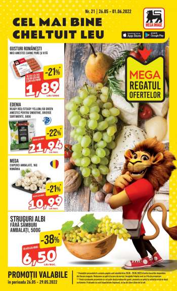 Cataloage Mega Image - 26.05.2022 - 01.06.2022.