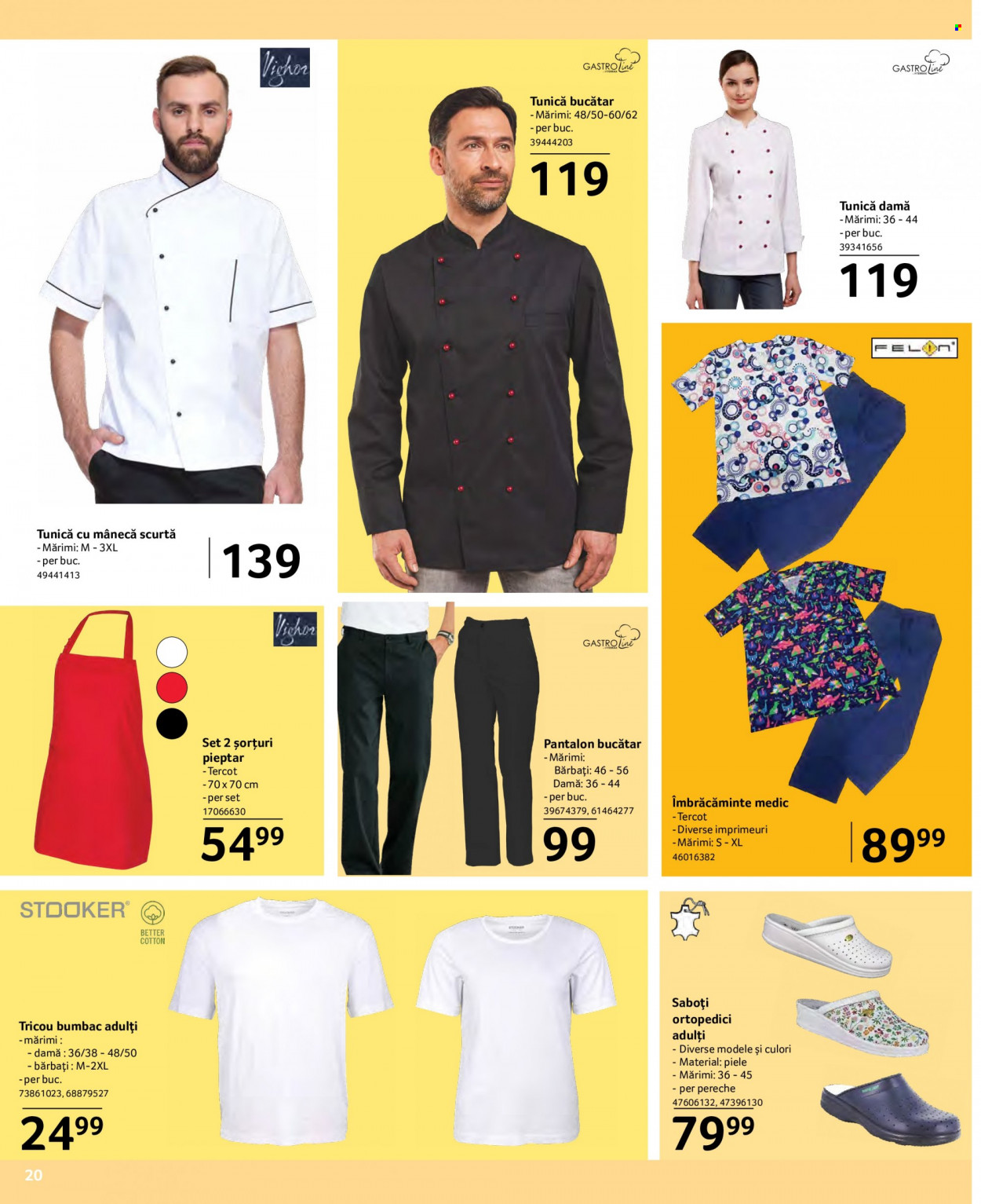 thumbnail - Cataloage Selgros - 10.06.2022 - 21.07.2022 - Produse în vânzare - pantalon, tricou, saboți. Pagina 20.