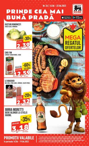 Cataloage Mega Image - 16.06.2022 - 22.06.2022.