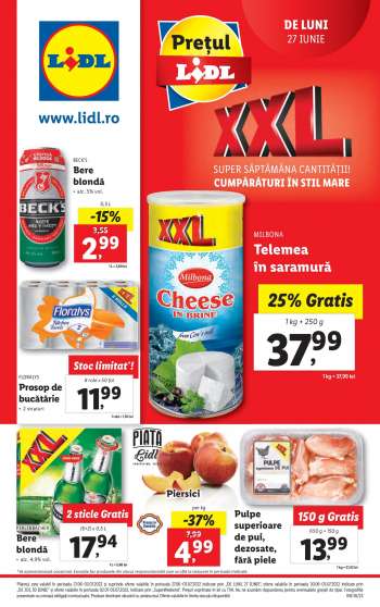 Cataloage Lidl - 27.06.2022 - 03.07.2022.