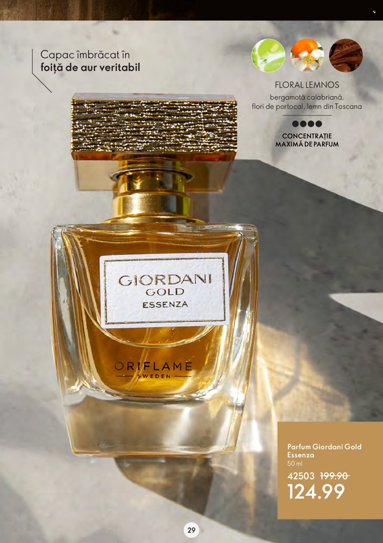 thumbnail - Cataloage Oriflame - 22.06.2022 - 12.07.2022 - Produse în vânzare - apă de parfum, Giordani Gold. Pagina 29.