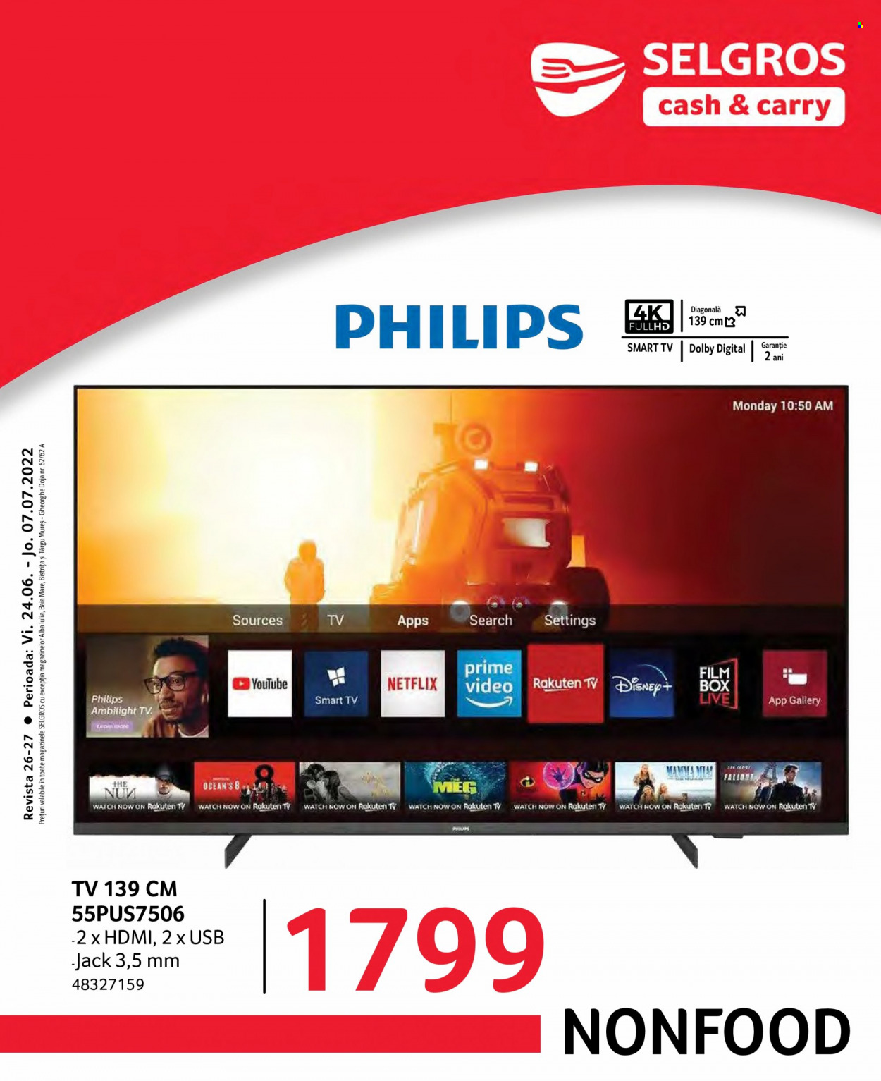 Catalog Selgros - 24.06.2022 - 07.07.2022. Pagina 1