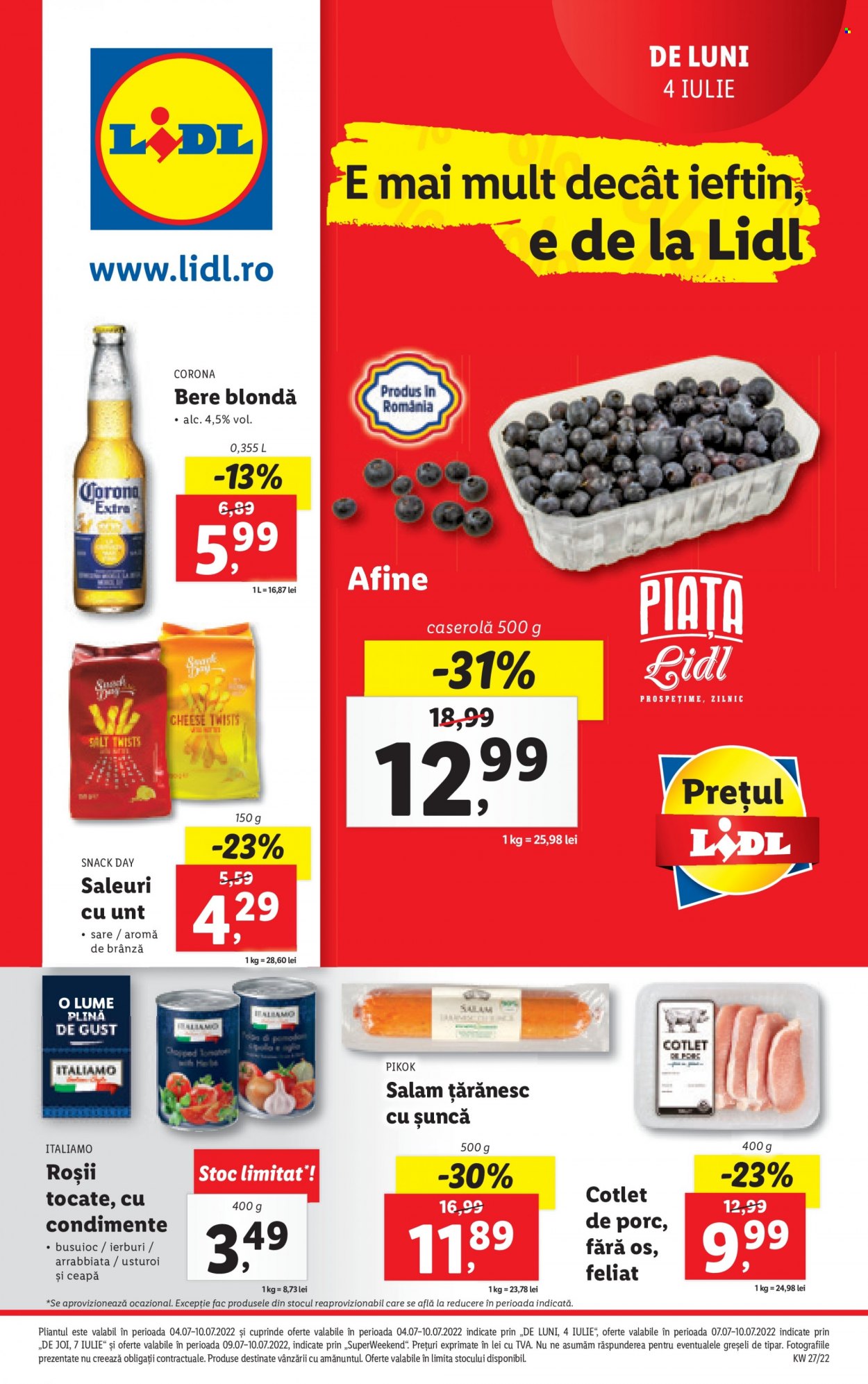 Catalog Lidl - 04.07.2022 - 10.07.2022. Pagina 1