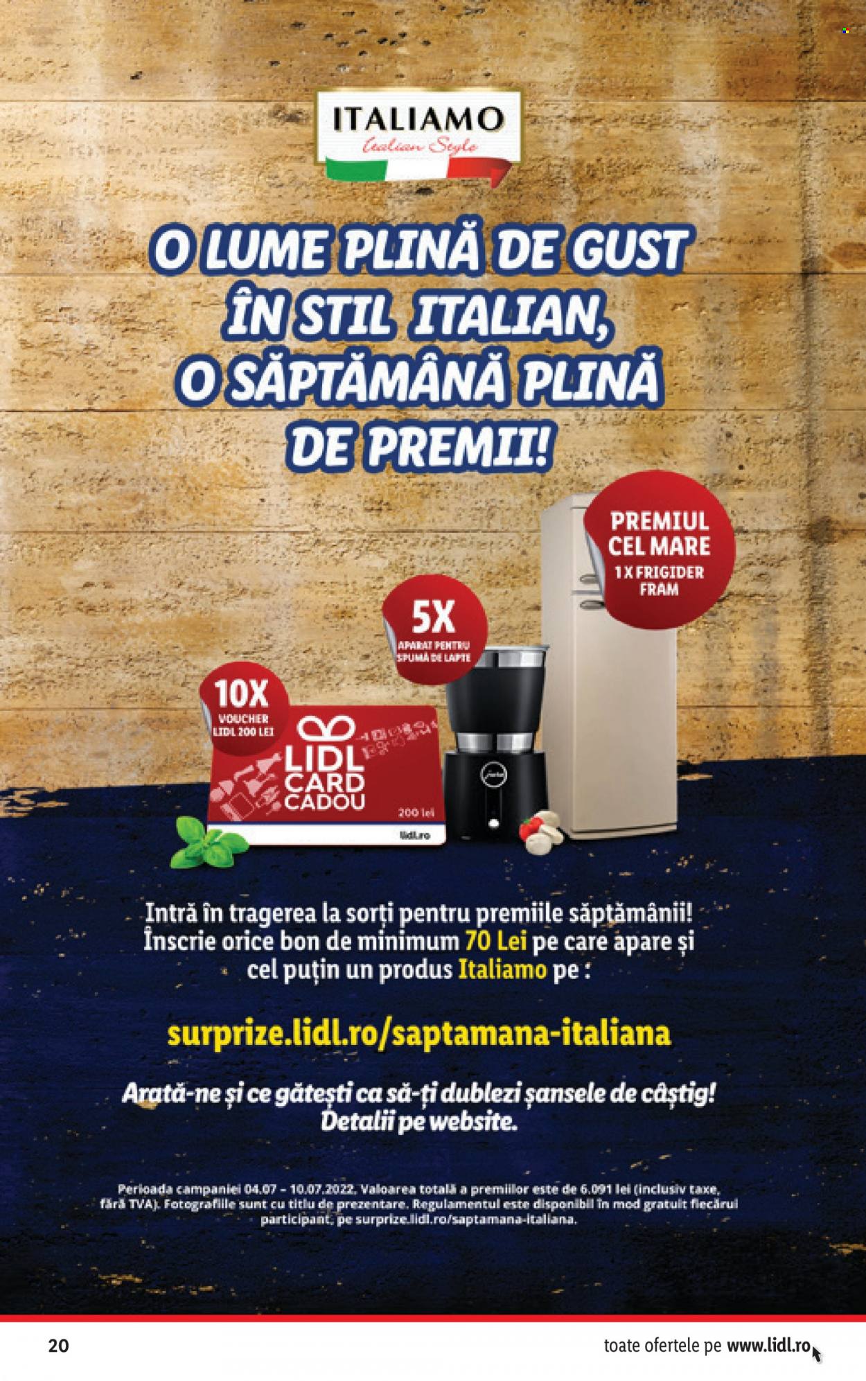 Catalog Lidl - 04.07.2022 - 10.07.2022. Pagina 20