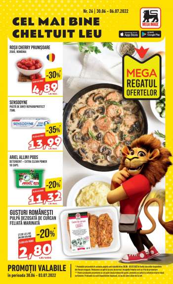 Cataloage Mega Image - 30.06.2022 - 06.07.2022.
