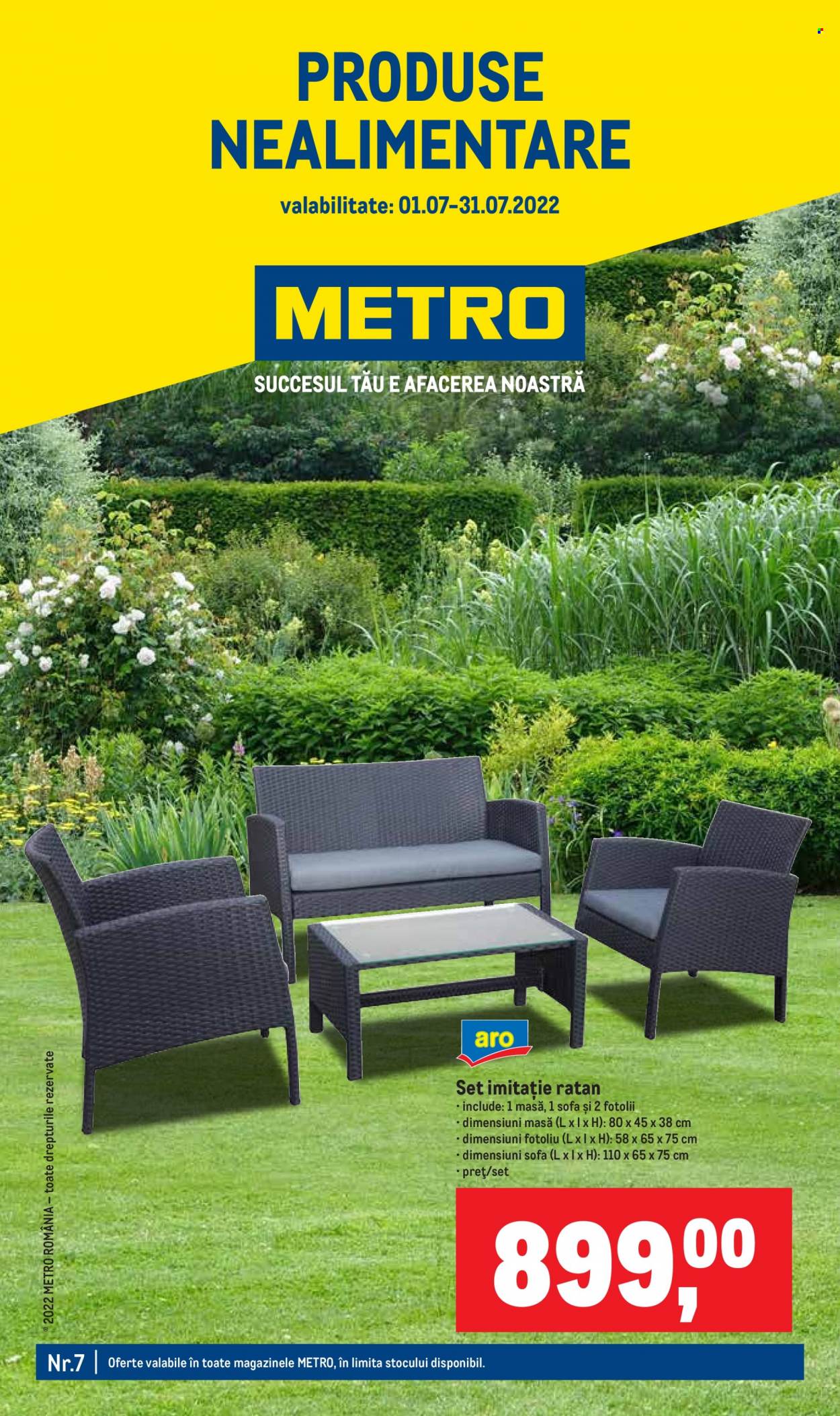 Catalog Metro - 01.07.2022 - 31.07.2022. Pagina 1