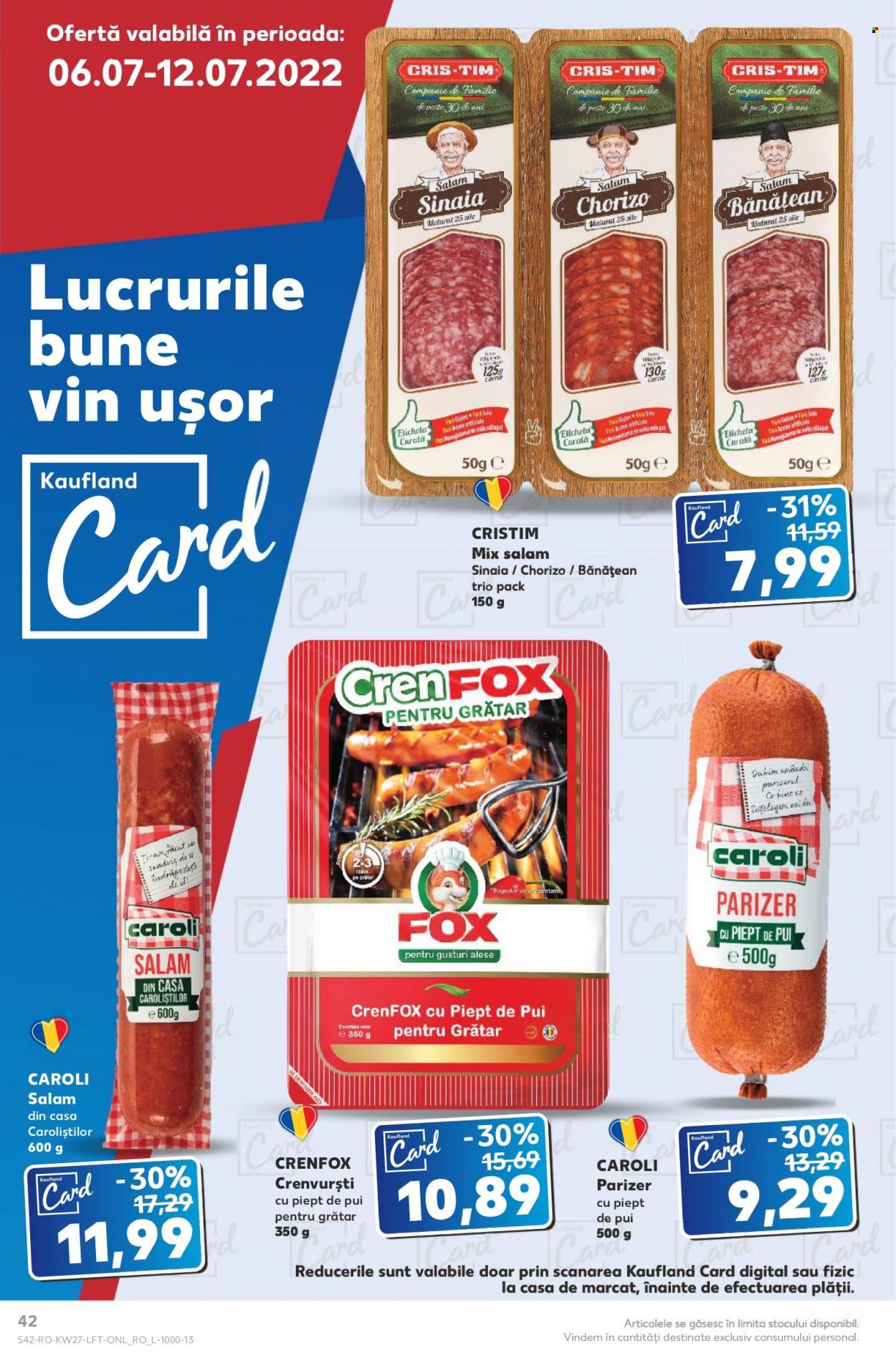 Catalog Kaufland - 06.07.2022 - 12.07.2022. Pagina 42