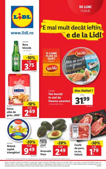 Cataloage Lidl - 11.07.2022 - 17.07.2022.