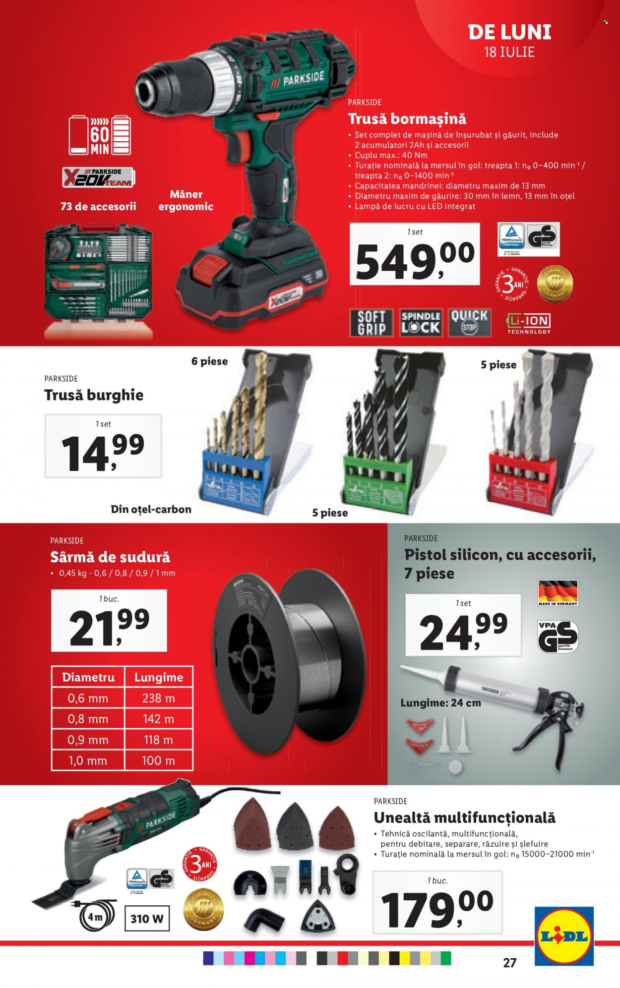 Catalog Lidl - 18.07.2022 - 24.07.2022. Pagina 27