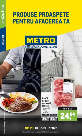 Cataloage Metro - 13.07.2022 - 19.07.2022.