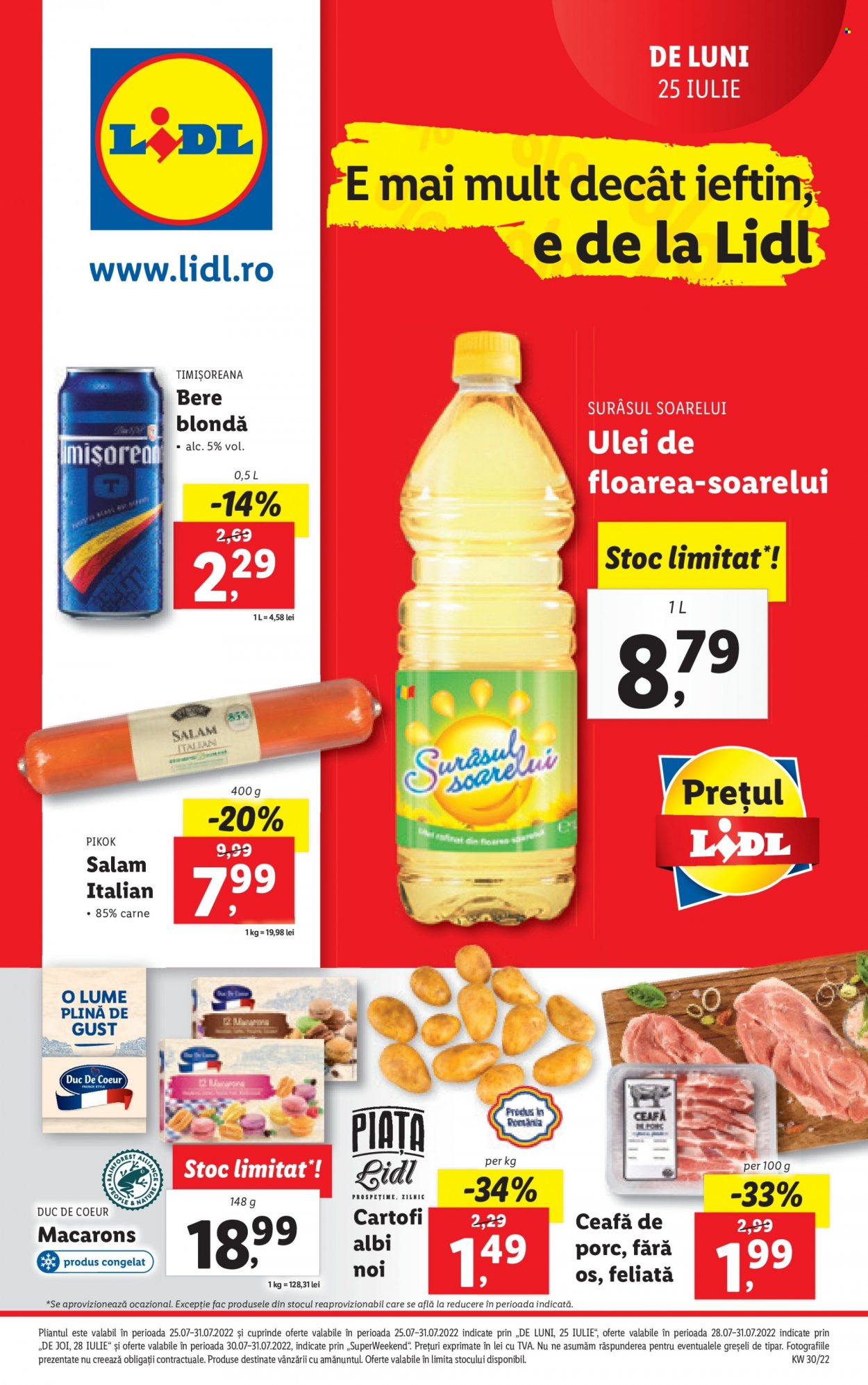 Catalog Lidl - 25.07.2022 - 31.07.2022. Pagina 1