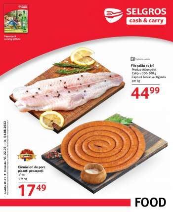 Cataloage Selgros - 22.07.2022 - 04.08.2022.