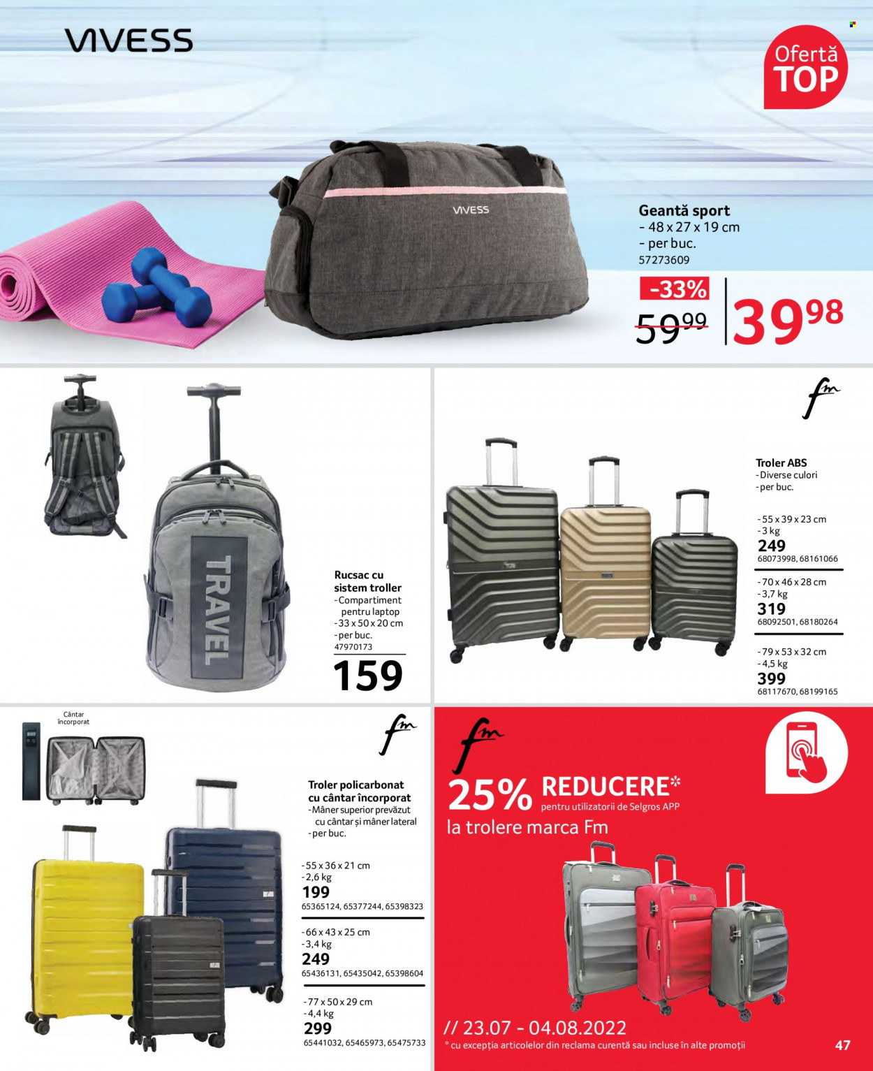 Catalog Selgros - 22.07.2022 - 04.08.2022. Pagina 21