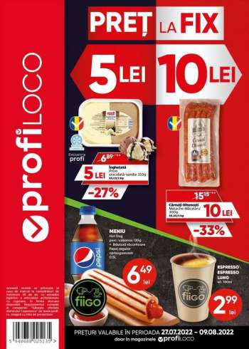 Cataloage Profi Loco - 27.07.2022 - 09.08.2022.