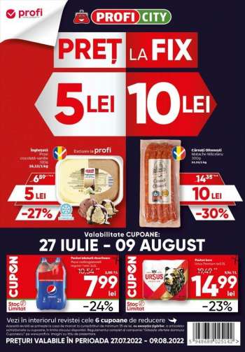 Cataloage Profi City - 27.07.2022 - 09.08.2022.