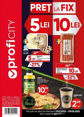 Cataloage Profi City - 27.07.2022 - 09.08.2022.