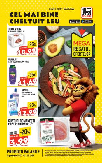 Cataloage Mega Image - 28.07.2022 - 03.08.2022.