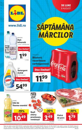 Cataloage Lidl - 08.08.2022 - 14.08.2022.
